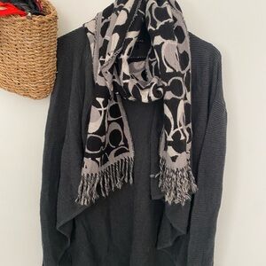 Coach Scarf with Express Cardigan.